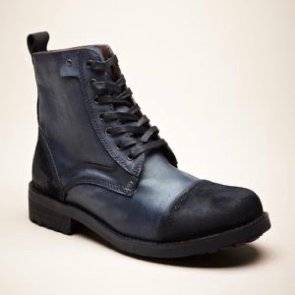 Men’s Leather + Suede Boots 🥾